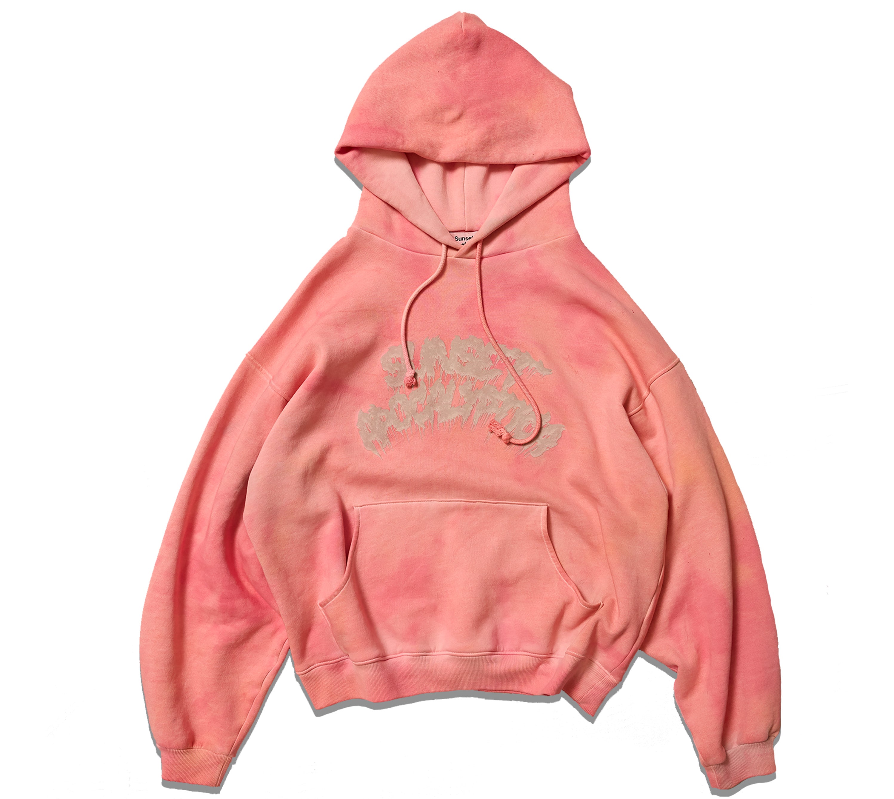 LIMITED EDITION HAND-DYED CLASSIC HOODED SWEATSHIRT 1/1 EDITION- CLOUD PINK