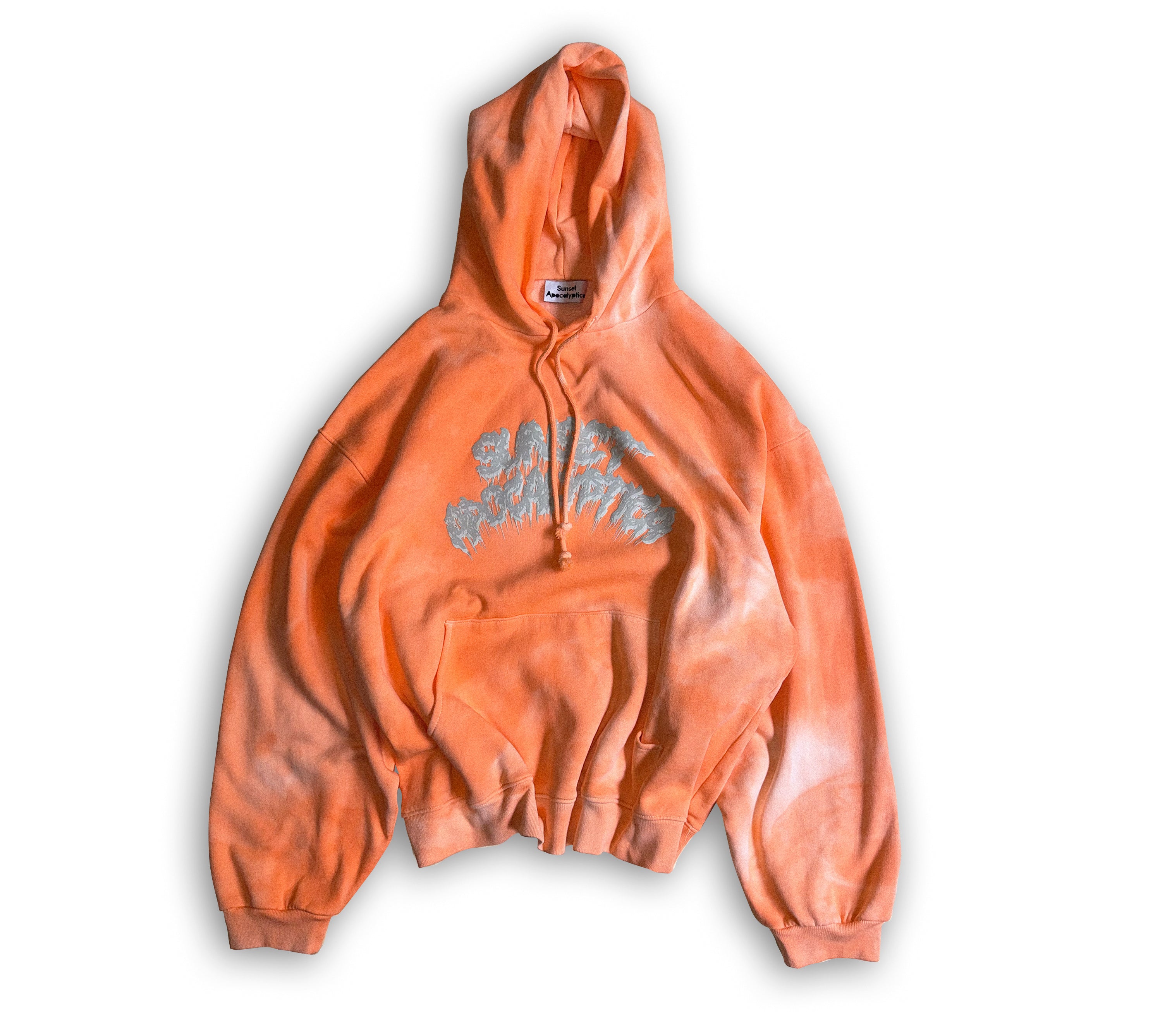 LIMITED EDITION HAND-DYED CLASSIC HOODED SWEATHSIRT - DESERT ORANGE 1/1 EDITION