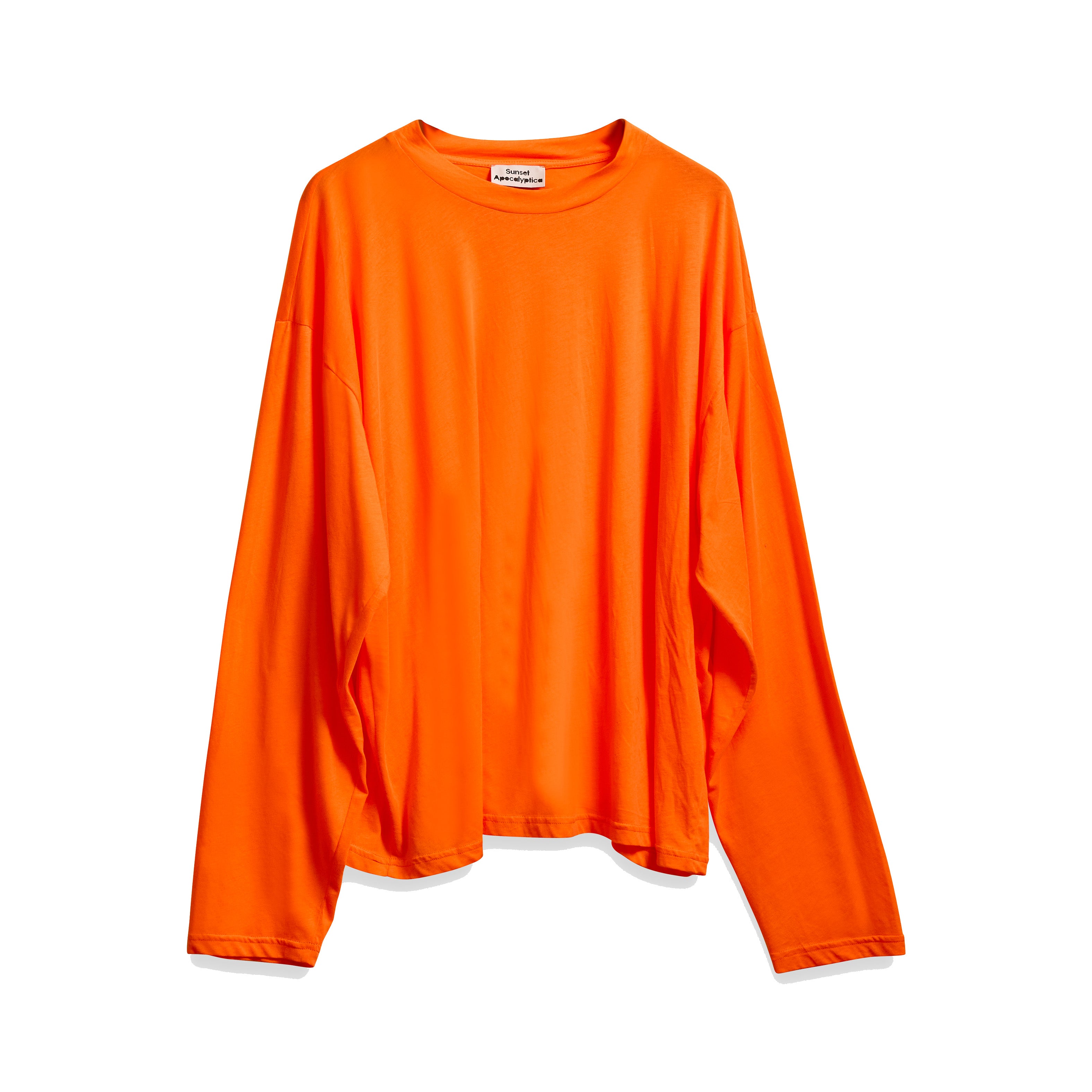 WHERE THE PRESENT IS HAUNTED BY THE PAST - BLOOD ORANGE LONG SLEEVE T