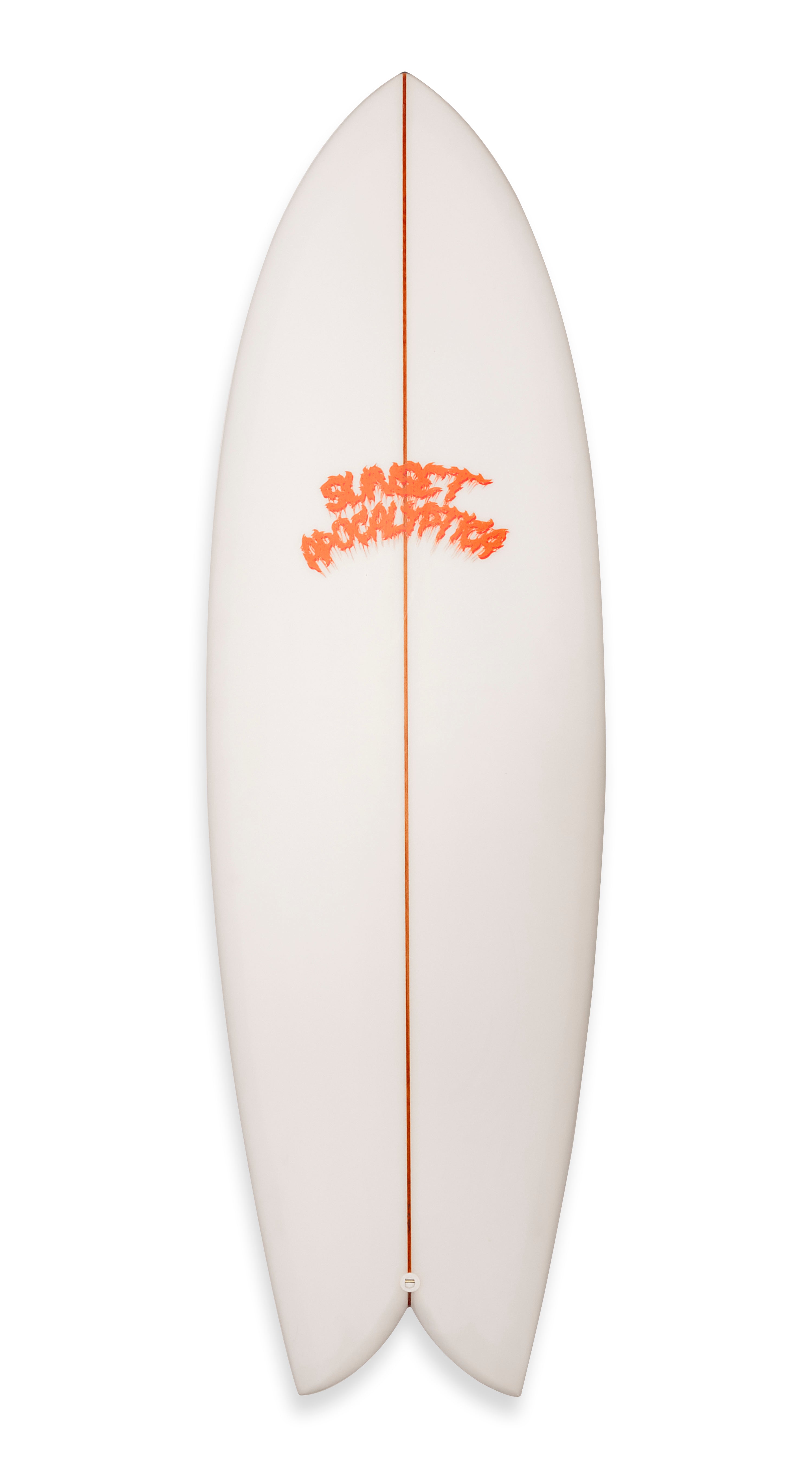 5'9 HANDSHAPED FISH SURFBOARD