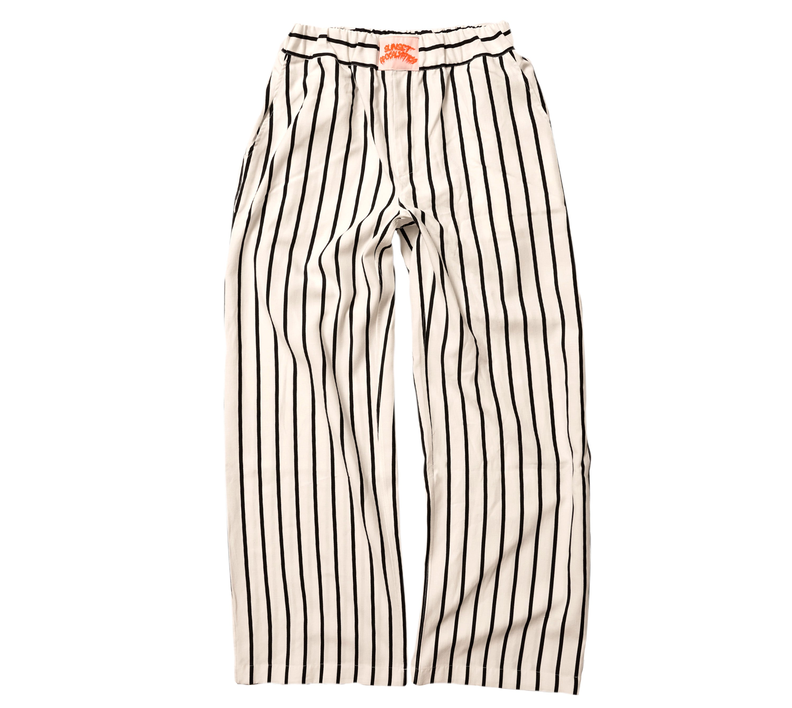 SUNSET LOUNGE TROUSERS IN BLACK AND WHITE