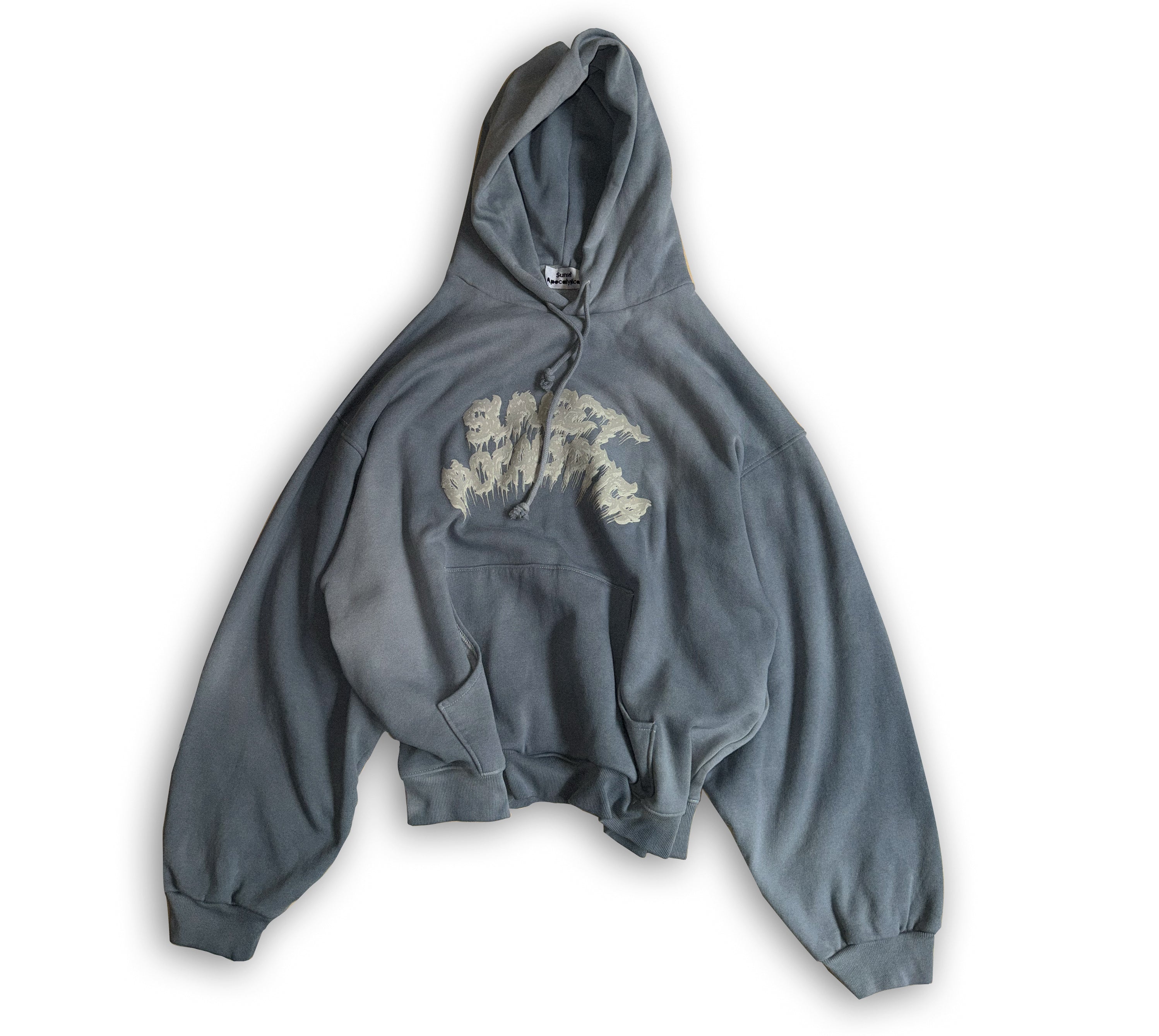 LIMITED EDITION HAND-DYED CLASSIC HOODED SWEATHSIRT - SOLID GREY 1/4 EDITION