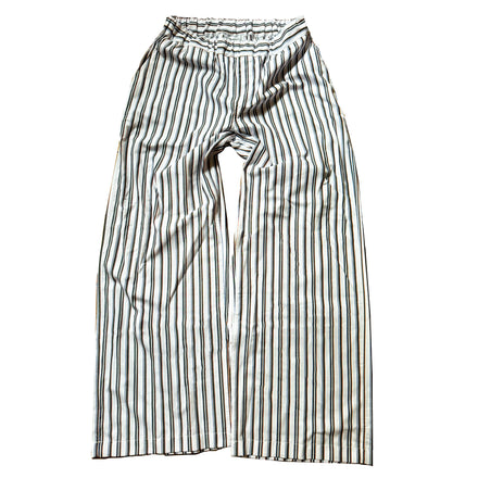 MULTICOLOR STRIPED LOUNGE TROUSERS - WHITE